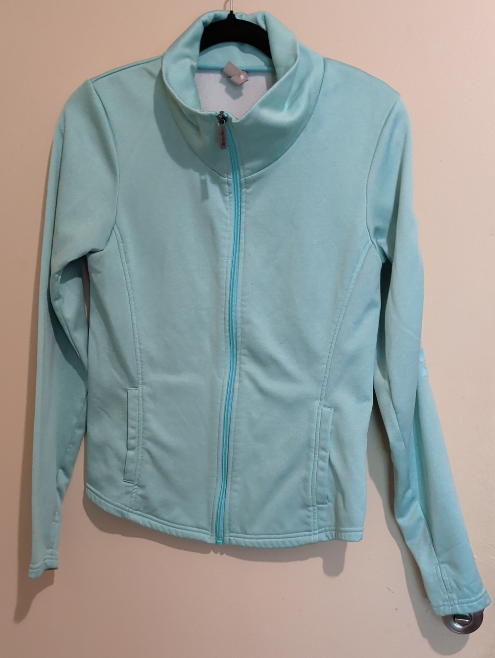 Bench Women's Light Aqua Zip-Up Utility Jacket